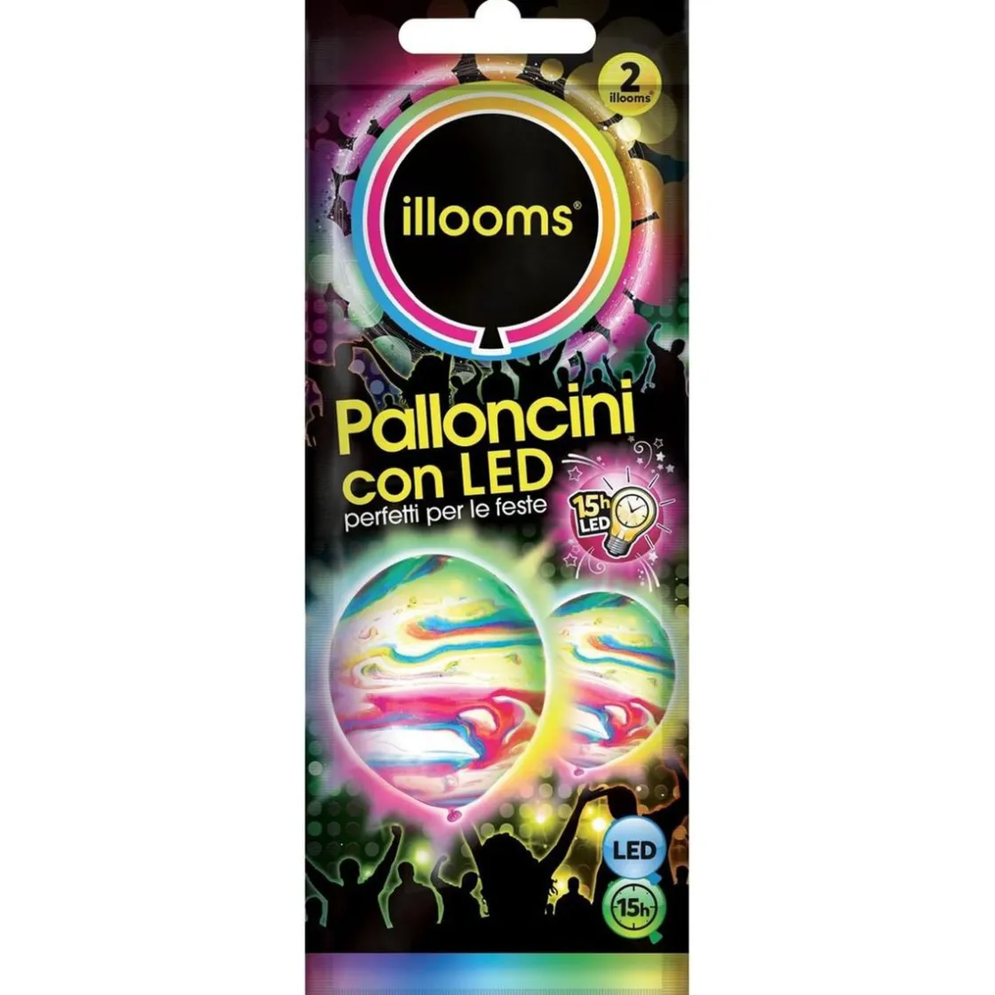 TOYS "R" US 2 Globos de efecto marmolado con luz LED* Artículos De Fiesta Y Regalos