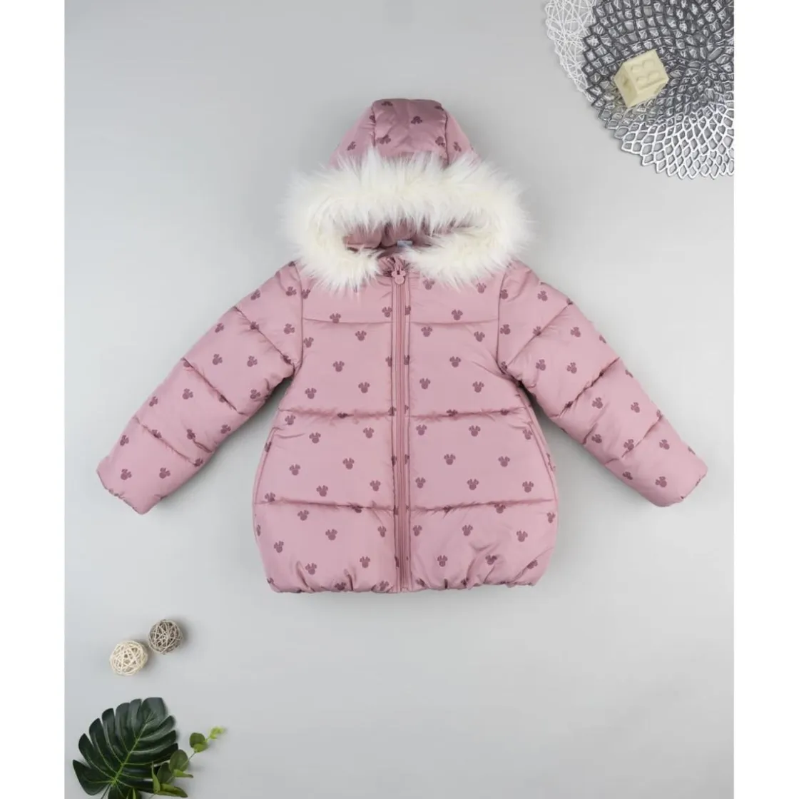 Prenatal Abrigo acolchado niña rosa Minnie* Niña·Niña 2-10 Años|Niña 2-10 Años·Abrigos Y Plumíferos