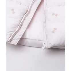 Prenatal Abrigo rosa con lazos para niña