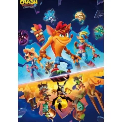 ABYSSE CORP ABYstyle - Póster Maxi Crash Bandicoot It's About Time 61x91.5cm* Friki Zone|Merchandising