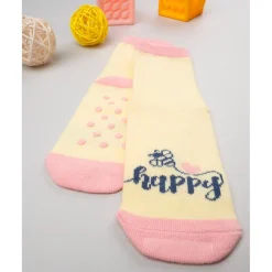 Prenatal Antideslizante niña amarillos happy
