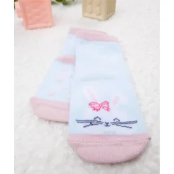 Prenatal Antideslizante niña azul conejo