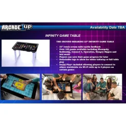 Arcade1Up - Mesa de juegos recreativa Infinity Game Table* Videojuegos