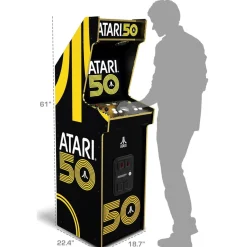 Arcade1Up - Máquina Recreativa Atari 50 Aniversario Deluxe