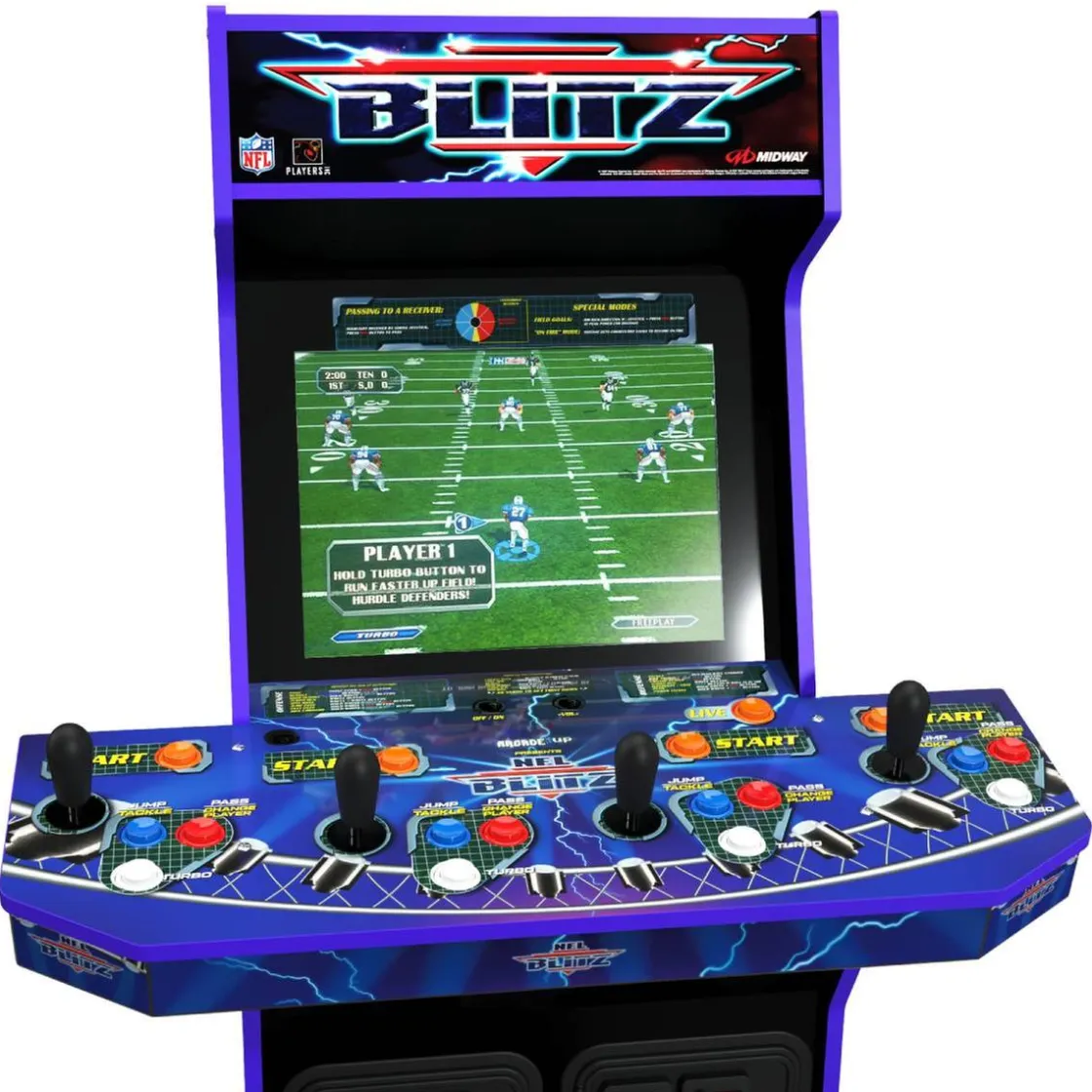 Arcade1Up - Máquina recreativa NFL BLITZ* Videojuegos