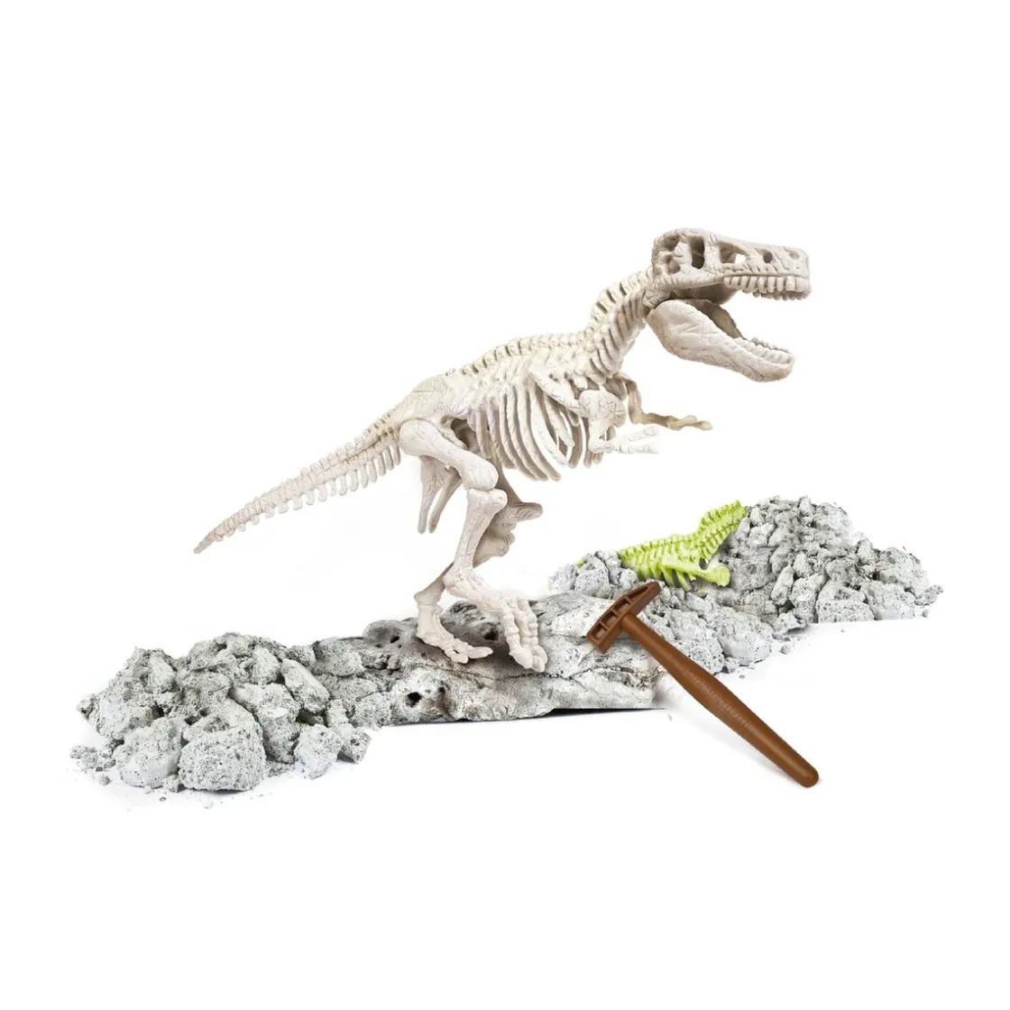 CLEMENTONI Archeojugando T-Rex fosforescente