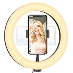 KLACK EUROPE Aro de luz 26 cm Led 3 modos de color con trípode 210 cm* Figuras De Acción