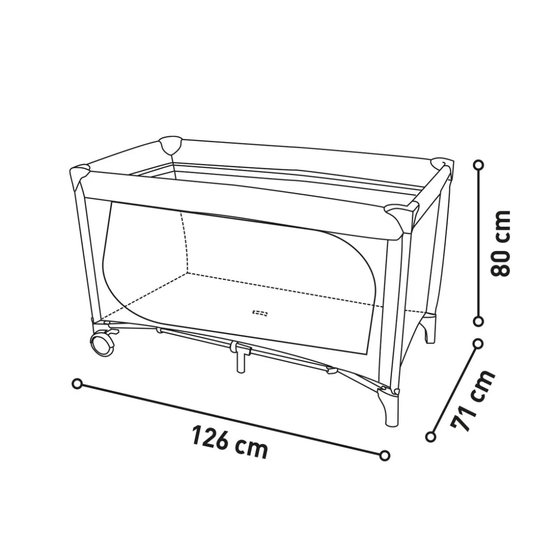 ASALVO - Cuna de viaje Smooth Luna* Descanso·Cunas De Viaje