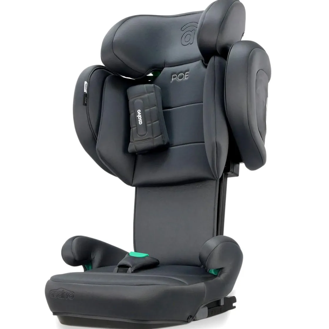 ASALVO - Silla de auto I-Size Poe Fix Gris 100-150 cm