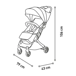 ASALVO - Silla de Paseo Amsterdam Negra* Sillas De Paseo Y Accesorios·Sillas De Paseo