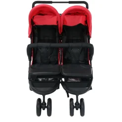ESTAR A SALVO,SL INTERNET Asalvo - Silla de Paseo Gemelar Dinamic Rojo