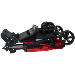 ESTAR A SALVO,SL INTERNET Asalvo - Silla de Paseo Gemelar Dinamic Rojo