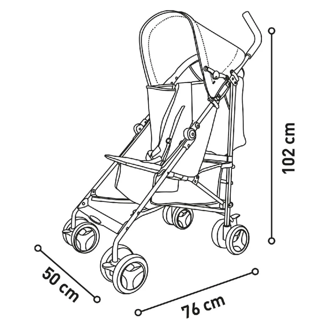 ASALVO - Silla de Paseo Mombi Amarilla