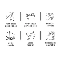 ASALVO - Silla de paseo Ness 2 hasta 22 kg* Sillas De Paseo Y Accesorios·Sillas De Paseo