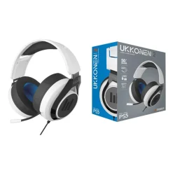 INDECA Auriculares Gaming Ukkonen Pro Multiplataforma Blanco