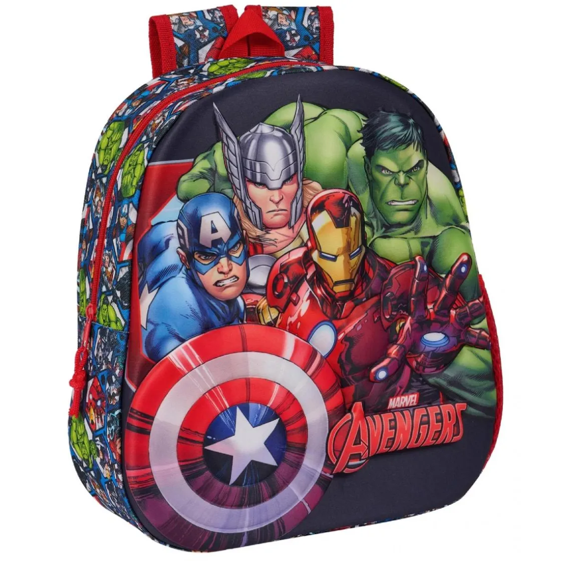 SAFTA Avengers - Mochila Preescolar 3D