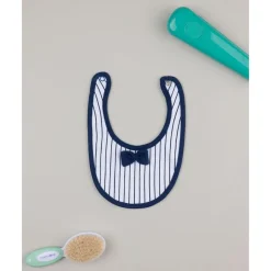 Prenatal Babero azul con pajarita