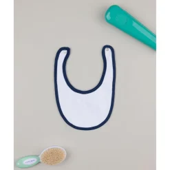 Prenatal Babero azul con pajarita