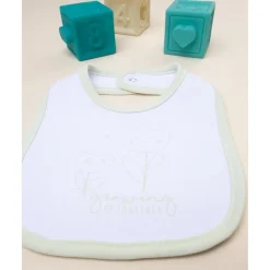 Prenatal Babero niña blanco/verde* Recién Nacido·Ropa Y Accesorios|Ropa Y Accesorios·Baberos