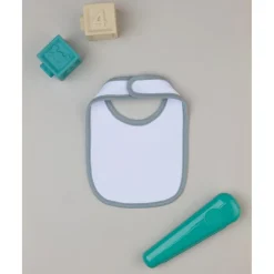 Prenatal Babero niño blanco/gris* Recién Nacido·Ropa Y Accesorios|Ropa Y Accesorios·Baberos