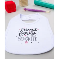 Prenatal Babero Unisex Blanco 