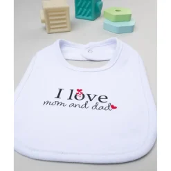 Prenatal Babero Unisex Blanco 