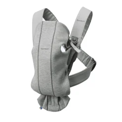 Baby Bjorn - Portabebés mini gris claro 3d jersey