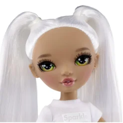 RAINBOW HIGH BABY born - Muñeca de moda Color & Create con ojos verdes y accesorios extra