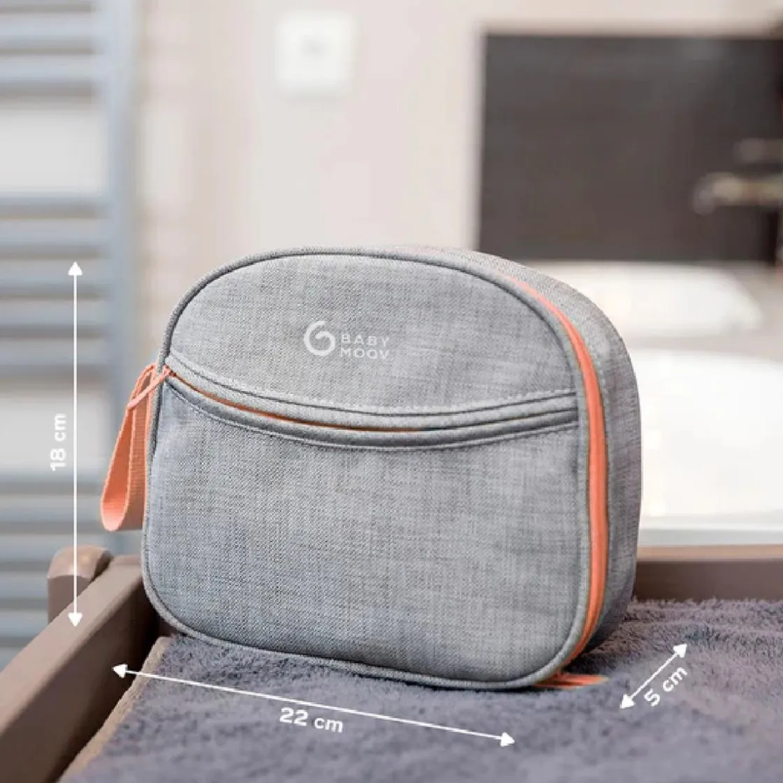 BABYMOOV - Neceser de baño melocotón
