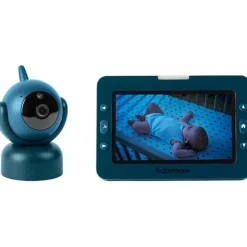 BABYMOOV - Vigilabebés Motorizado Visión Nocturna y Giro Remoto* Seguridad·Vigilabebés