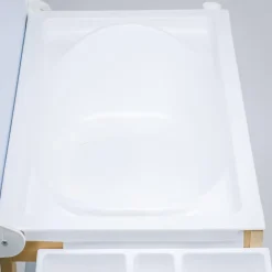 PLASTIMYR Bañera de Madera Natural Sobrebidé Safari Mint