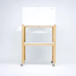 PLASTIMYR Bañera de Madera Natural Sobrebidé Tipys Mint* Baño Y Accesorios·Bañeras Cambiador