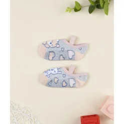 Prenatal Bailarinas gris/rosa para niña