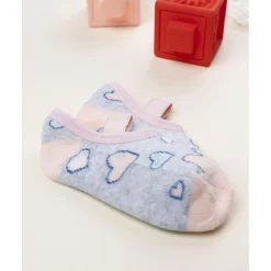 Prenatal Bailarinas gris/rosa para niña