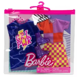 MATTEL Barbie - 2 pack de vestidos y accesorios de moda (Varios modelos)* Muñecas