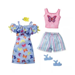 MATTEL Barbie - 2 pack de vestidos y accesorios de moda (Varios modelos)* Muñecas