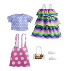 MATTEL Barbie - 2 pack de vestidos y accesorios de moda (Varios modelos)* Muñecas
