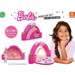 BARBIE - Estuche heladería de maquillaje de* Muñecas