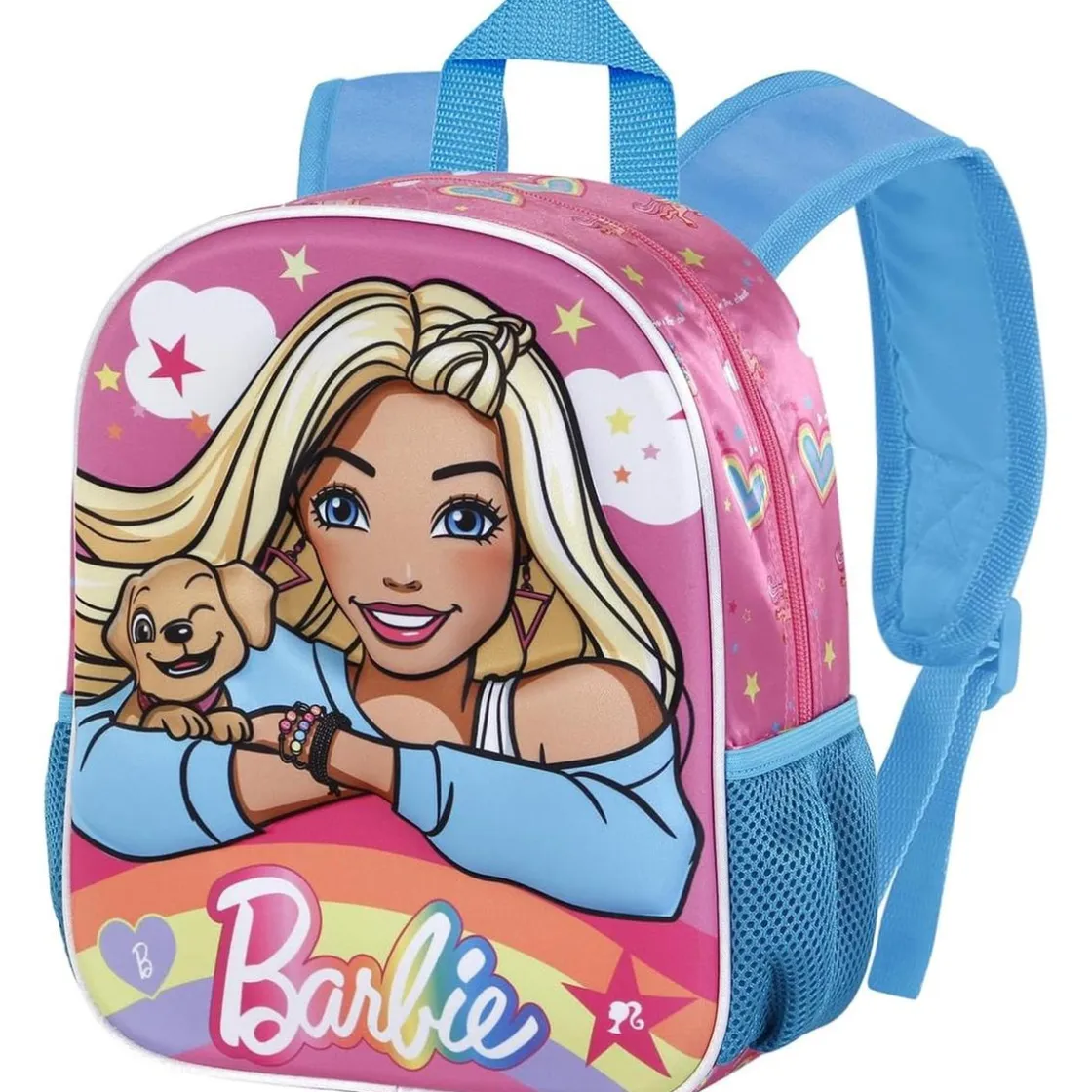 KARACTER MANIA Barbie - Mochila preescolar 3D rosa 8.5L ㅤ
