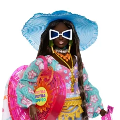 MATTEL Barbie - Muñeca articulada con conjunto de moda y accesorios de viaje ㅤ