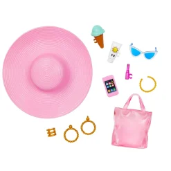 MATTEL Barbie - Muñeca Barbie Día en la playa ㅤ