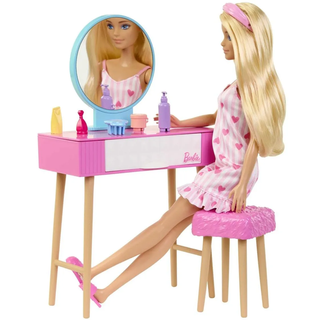 MATTEL Barbie - Muñeca con dormitorio y accesorios incluidos ㅤ* Muñecas