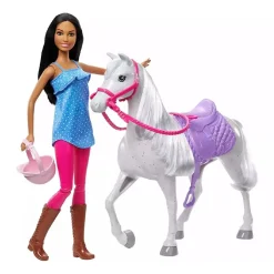 MATTEL Barbie - Muñeca equitación con caballo* Muñecas