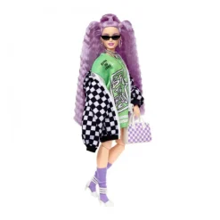MATTEL Barbie - Muñeca Extra - Chaqueta de carreras* Muñecas