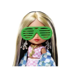 BARBIE - Muñeca extra mini chaqueta de cuadros* Muñecas