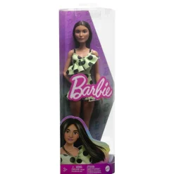 MATTEL Barbie - Muñeca Fashionista con vestido asimétrico y accesorios de moda ㅤ