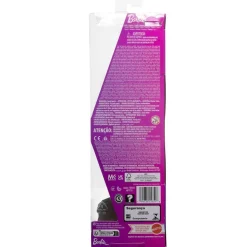 MATTEL Barbie - Muñeca Fashionista con vestido asimétrico y accesorios de moda ㅤ