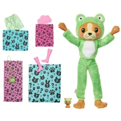 MATTEL Barbie - Muñeca Sorpresa con Disfraz de Cachorro Rana y Accesorios (Varios modelos) ㅤ* Muñecas