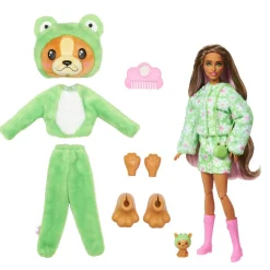 MATTEL Barbie - Muñeca Sorpresa con Disfraz de Cachorro Rana y Accesorios (Varios modelos) ㅤ* Muñecas