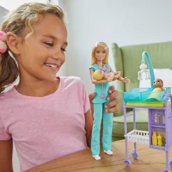 BARBIE - Playset Pediatra* Muñecas